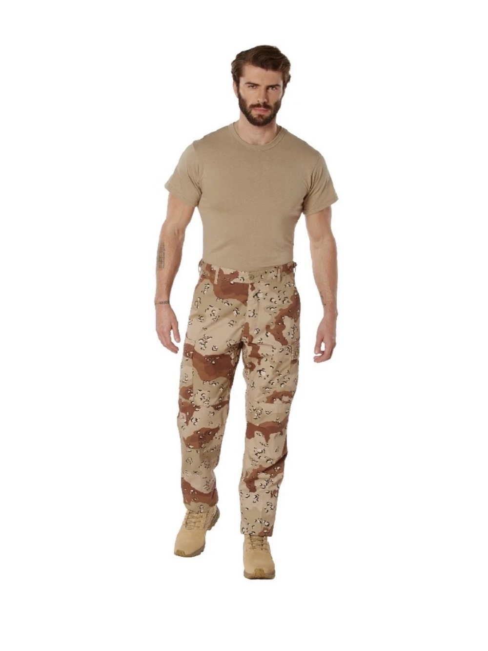 Vintage Desert Camo Military BDU Cargo Pants